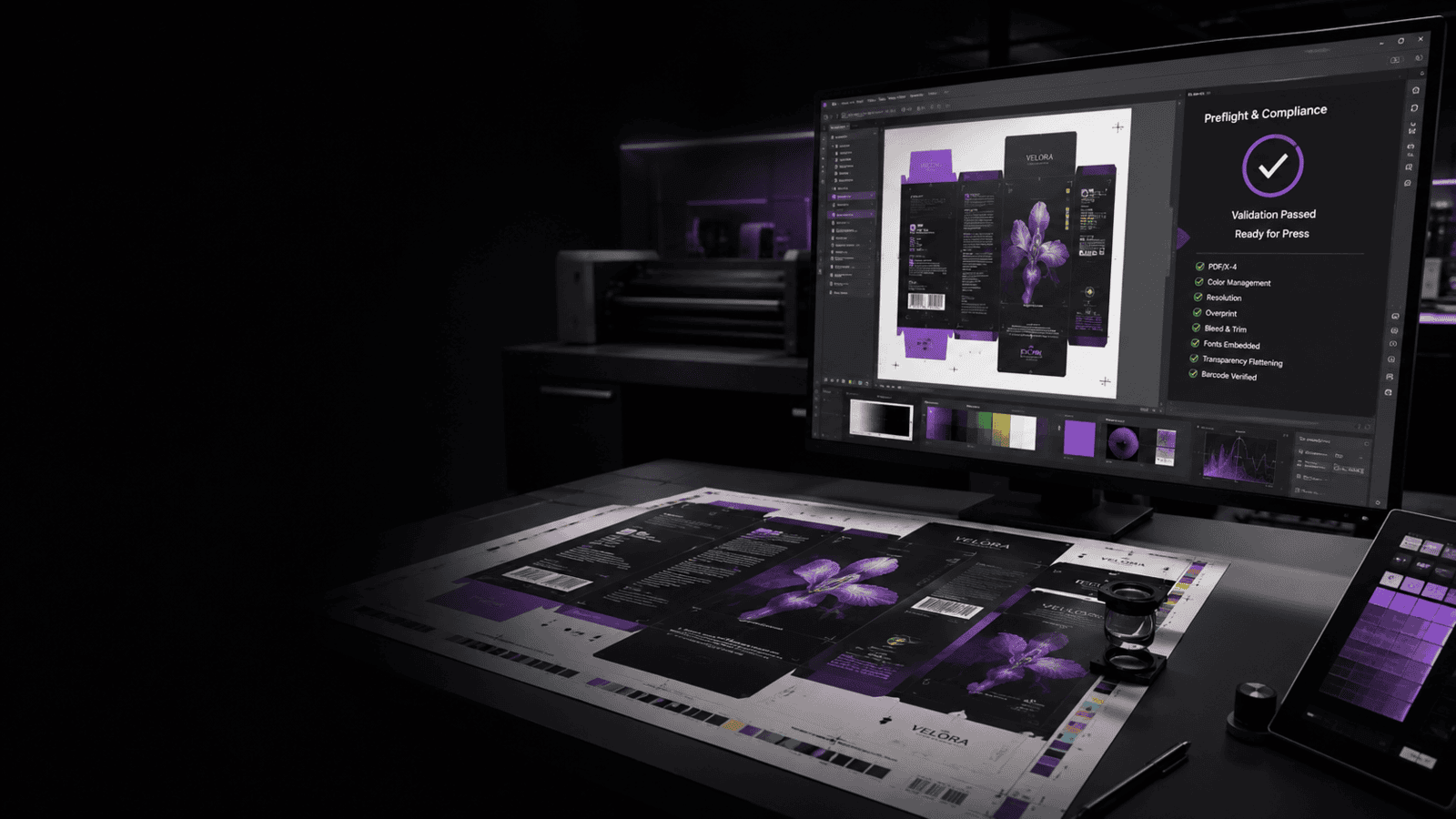 Packaging artwork & dielines